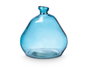 Giftdecor Botella Baja Irregular Turquesa 17 cm x 18 cm x 17 cm (Set de 6)