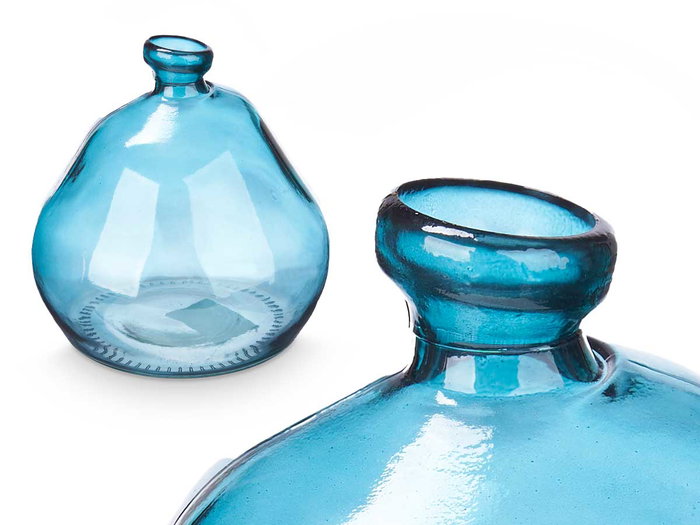 Giftdecor Botella Baja Irregular Turquesa 17 cm x 18 cm x 17 cm (Set de 6) Giftdecor Botella Baja Irregular Turquesa 17 cm x 18 cm x 17 cm (Set de 6)