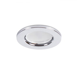 Aro Foco Downlight Circular Sara Acero 81mm - Cromado