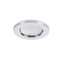 Aro Foco Downlight Circular Sara Acero 81mm - Cromado