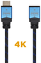 Aisens Cable HDMI v2.0 Prolongador Premium 1m Macho-Hembra 4K@60Hz 18Gbps