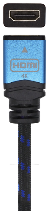 Aisens Cable HDMI v2.0 Prolongador Premium 1m Macho-Hembra 4K@60Hz 18Gbps