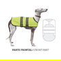 Nayeco Chaqueta X-Trek Neon para Perro Impermeable con Guata Térmica, Alta Visibilidad, Tela Rip Stop Antidesgarro 35 cm