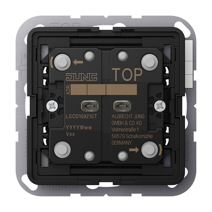 Jung LSCD10921ST Interruptor KNX Universal 2 Teclas, Táctil, Blanco, Plástico, para Interior, Temperatura Operativa -5 a 45 °C Jung LSCD10921ST Interruptor KNX Universal 2 Teclas, Táctil, Blanco, Plástico, para Interior, Temperatura Operativa -5 a 45 °C