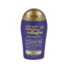 OGX Champú Biotina y Colágeno Fortalecedor 385ml - Champú para el cabello con fórmula de fortalecimiento y volumen