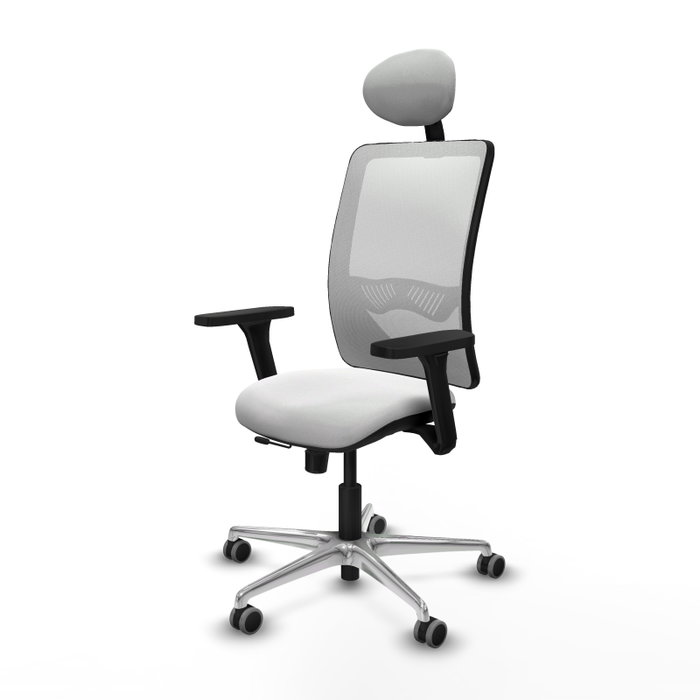 PIQUERAS Y CRESPO Silla de oficina Zulema Blanca con Mecanismo Sincro/Traslack