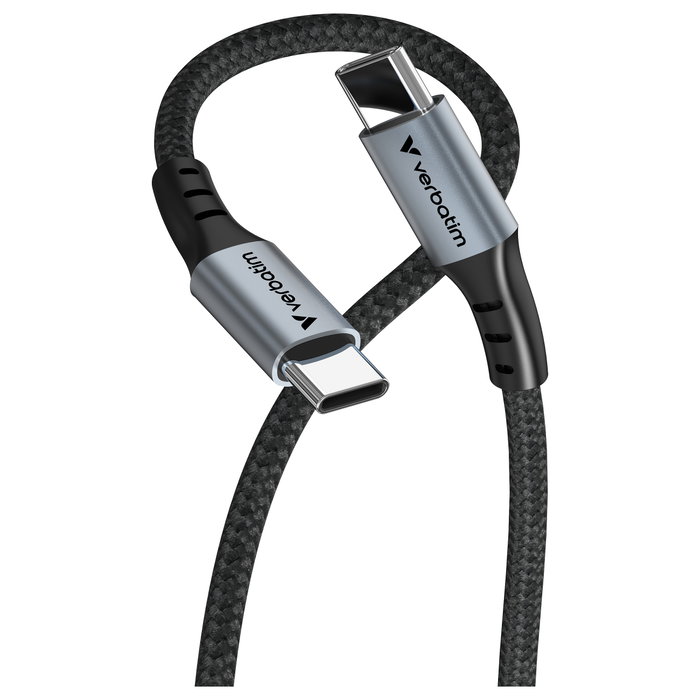 Verbatim Cable USB-C a USB-C 60W 1,2 m Negro Verbatim Cable USB-C a USB-C 60W 1,2 m Negro