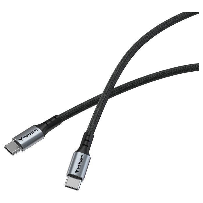 Verbatim Cable USB-C a USB-C 60W 1,2 m Negro Verbatim Cable USB-C a USB-C 60W 1,2 m Negro