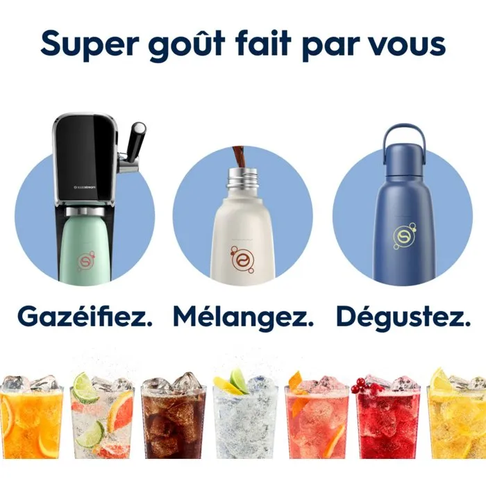 SodaStream Fizz&go COOL 0,9L Storm Azul