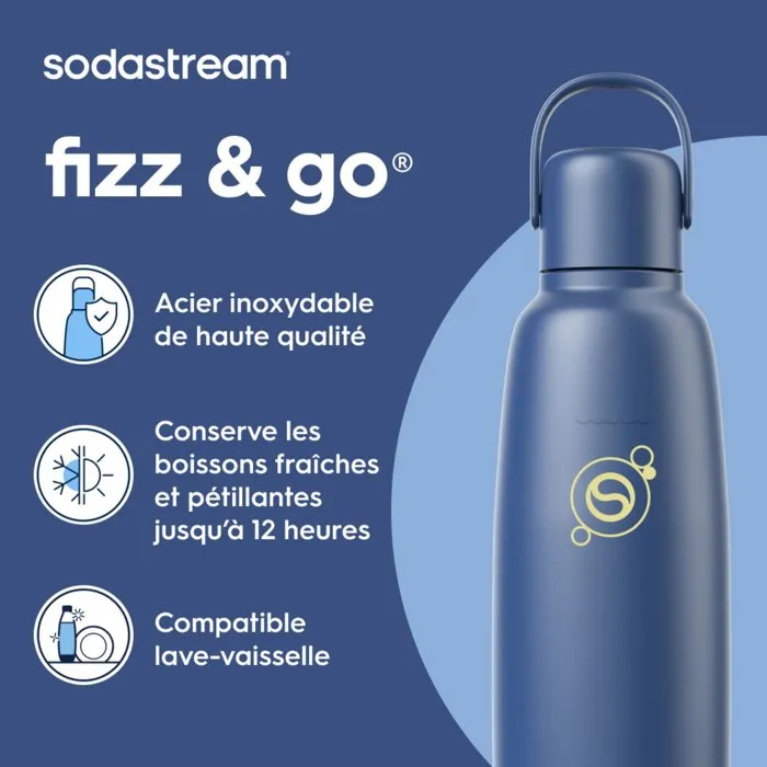 SodaStream Fizz&go COOL 0,9L Storm Azul
