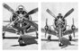DKD Home Decor Cuadro Lienzo Pino Avión, Set de 2