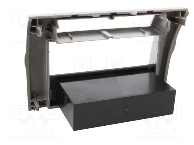 PER.PIC. Bastidor de montaje de radio 2 DIN para Toyota Corolla Verso 2005-2009, Plata
