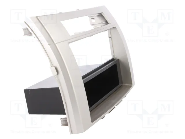 PER.PIC. Bastidor de montaje de radio 2 DIN para Toyota Corolla Verso 2005-2009, Plata