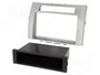 PER.PIC. Bastidor de montaje de radio 2 DIN para Toyota Corolla Verso 2005-2009, Plata