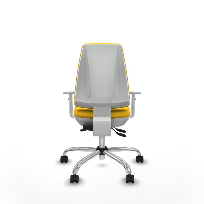PIQUERAS Y CRESPO Silla de oficina Elche Amarillo con mecanismo Asincro PIQUERAS Y CRESPO Silla de oficina Elche Amarillo con mecanismo Asincro