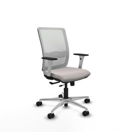 PIQUERAS Y CRESPO Silla de oficina Haches con mecanismo Sincro/Traslack Blanco