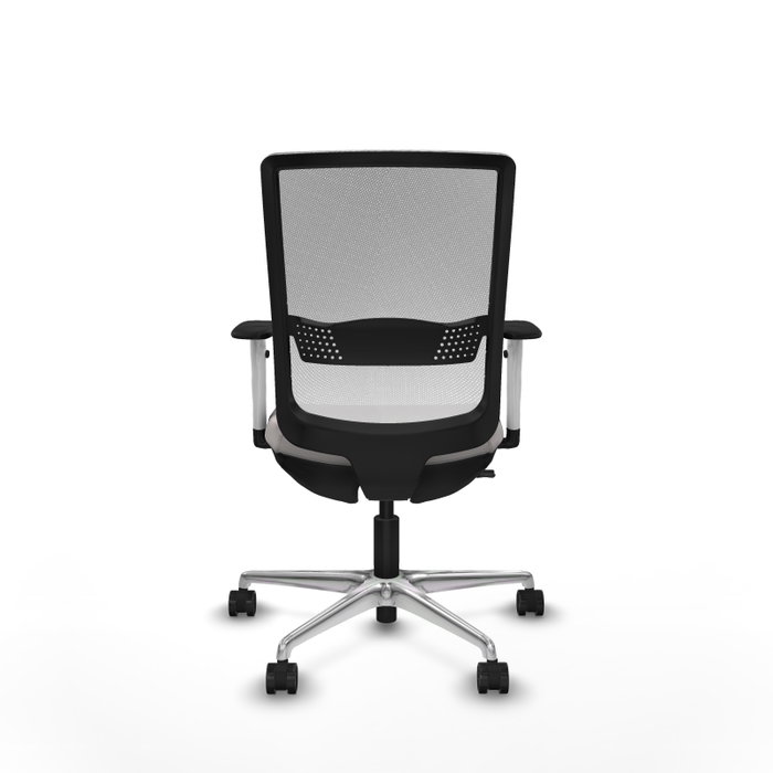 PIQUERAS Y CRESPO Silla de oficina Haches con mecanismo Sincro/Traslack Blanco