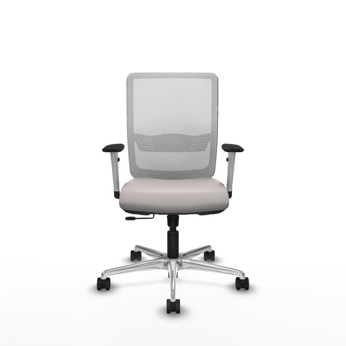PIQUERAS Y CRESPO Silla de oficina Haches con mecanismo Sincro/Traslack Blanco