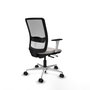 PIQUERAS Y CRESPO Silla de oficina Haches con mecanismo Sincro/Traslack Blanco