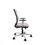 PIQUERAS Y CRESPO Silla de oficina Haches con mecanismo Sincro/Traslack Blanco