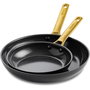 GreenPan Padova Reserve Juego de 2 Sartenes 20+26cm Negro