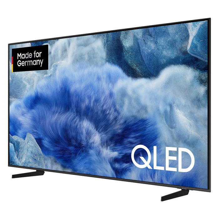 Samsung Televisor QLED GQ75Q8FAAUXZG 75 Pulgadas (189 cm) 4K Ultra HD Smart TV con HDR10+, 50 Hz, Tizen, 3x HDMI, WLAN, Negro, Gris