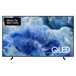 Samsung Televisor QLED GQ75Q8FAAUXZG 75 Pulgadas (189 cm) 4K Ultra HD Smart TV con HDR10+, 50 Hz, Tizen, 3x HDMI, WLAN, Negro, Gris