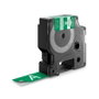Dymo Rhino Cinta ID1-19 Blanco sobre verde de 19mm x 5,5m