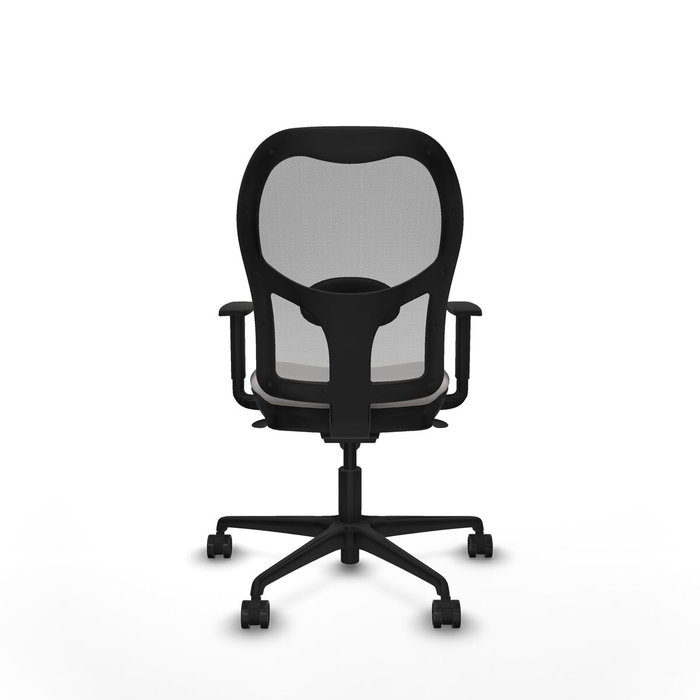 PIQUERAS Y CRESPO Silla de oficina Jorquera con mecanismo Sincro, Blanco y Gris PIQUERAS Y CRESPO Silla de oficina Jorquera con mecanismo Sincro, Blanco y Gris