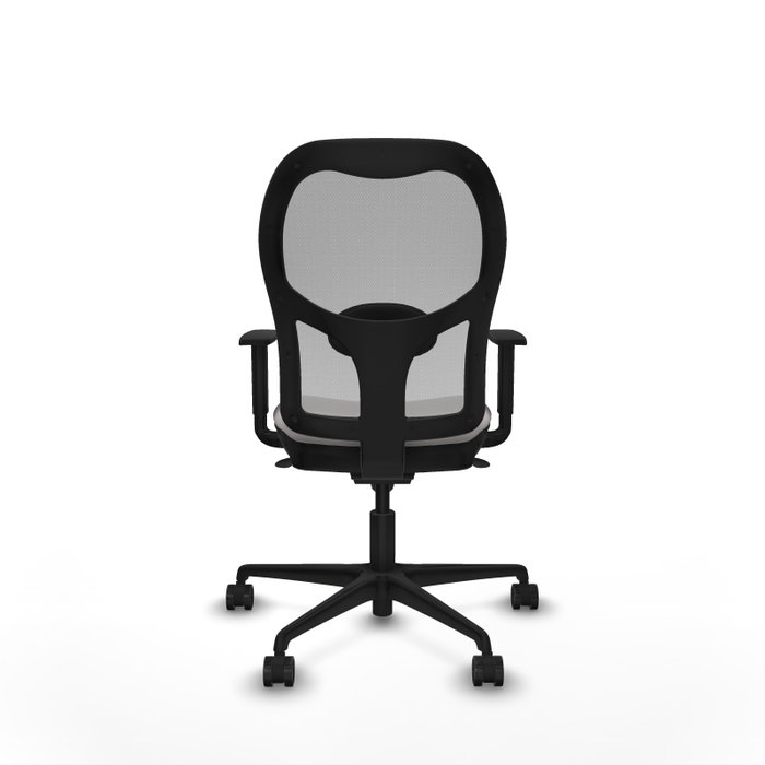 PIQUERAS Y CRESPO Silla de oficina Jorquera con mecanismo Sincro, Blanco y Gris PIQUERAS Y CRESPO Silla de oficina Jorquera con mecanismo Sincro, Blanco y Gris