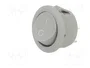 ORNO Interruptor Rocker SPST OFF-ON Gris Redondo