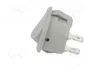 ORNO Interruptor Rocker SPST OFF-ON Gris Redondo