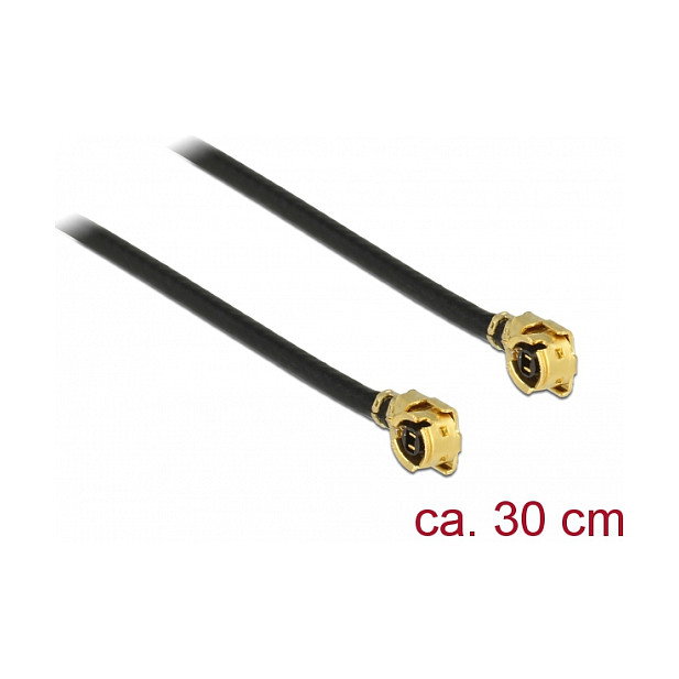 DeLOCK 89609 Cable coaxial MHF (I-PEX) a MHF (I-PEX) 0,3 m DeLOCK 89609 Cable coaxial MHF (I-PEX) a MHF (I-PEX) 0,3 m