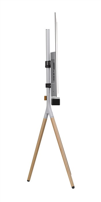 One For All WM7472 Soporte para TV Tipo Trípode Giratorio 360°, para Pantallas de 32'' a 65'', Diseño Elegante con Patas de Madera