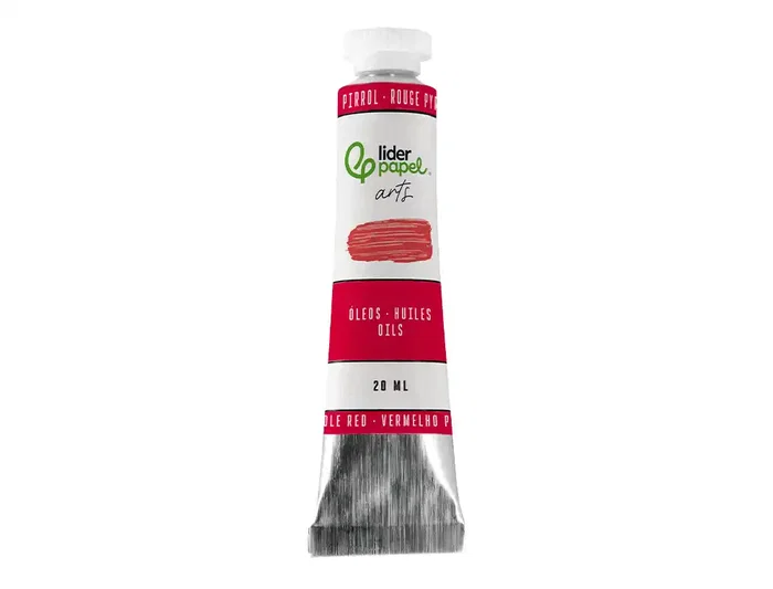Liderpapel Pintura al Óleo Tubo 20 ml Rojo Pirrol