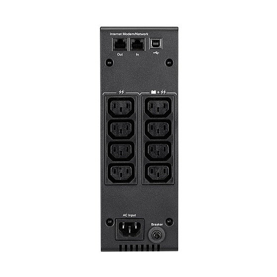 Eaton 5S 1000I SAI Torre Interactivo Linea 1 kVA / 600 W, 230 V, 8 Salidas AC, USB, Modem, RJ-45, Bateria VRLA
