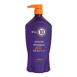 It's a 10, Miracle Shampoo Plus Keratin, Champú para el cabello, Hidrata y protege, 1000 ml