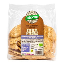 BIOCOP Mini Cracker con Espesor Intenso y Semilla de Madre