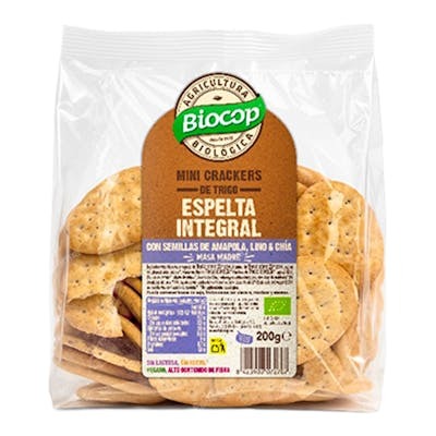 BIOCOP Mini Cracker con Espesor Intenso y Semilla de Madre BIOCOP Mini Cracker con Espesor Intenso y Semilla de Madre