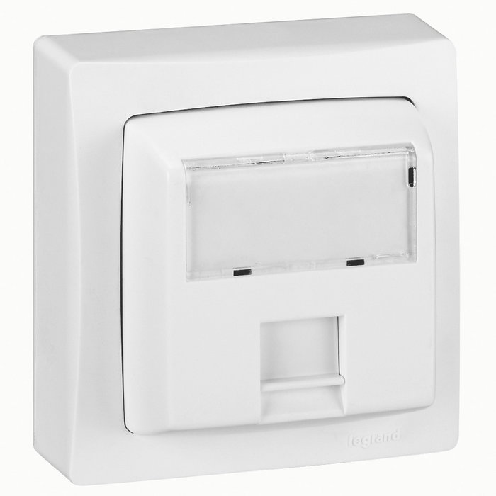 Legrand Toma Cat.6 FTP 9 Contactos Equipo en Superficie Completo - Blanco Legrand Toma Cat.6 FTP 9 Contactos Equipo en Superficie Completo - Blanco