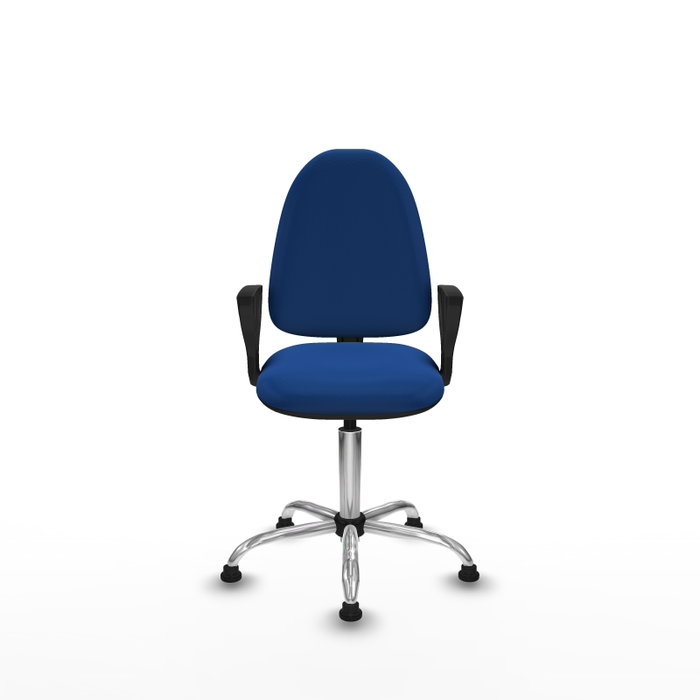 PIQUERAS Y CRESPO Silla de oficina Aýna Azul con Brazos Fijos