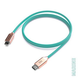Cable Groovy Cable Usb-C - Lightning Apple Alto Rendimiento 2,0A Marine Pantone 563 1 M.