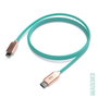 GROOVY Cable USB-C a Lightning de alto rendimiento, 2,0A, 1 m, Azul turquesa