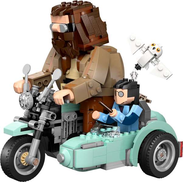 Lego Harry Potter Juego de Construcción Viaje en Moto de Hagrid y Harry