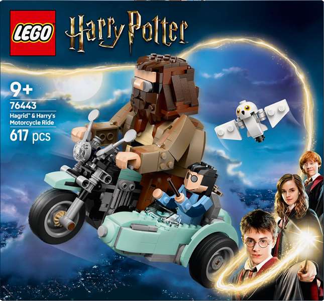 Lego Harry Potter Juego de Construcción Viaje en Moto de Hagrid y Harry