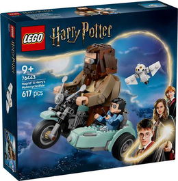 Lego Harry Potter Juego de Construcción Viaje en Moto de Hagrid y Harry