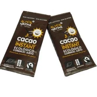 ALTERNATIVA 3 Cacao Instantáneo en Polvo 150 Sbrs Bio, de Comercio Justo, Ecológico, para Preparar con Leche o Bebida Vegetal, Sin Lactosa y Sin Gluten ALTERNATIVA 3 Cacao Instantáneo en Polvo 150 Sbrs Bio, de Comercio Justo, Ecológico, para Preparar con Leche o Bebida Vegetal, Sin Lactosa y Sin Gluten