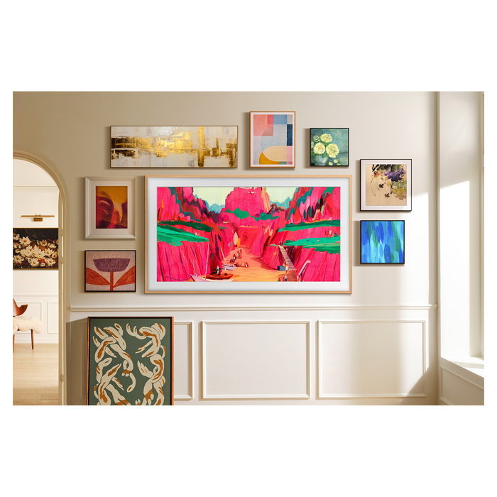 Samsung The Frame GQ75LS03F Smart TV Neo QLED 4K UHD 75" 190,5 cm (192 cm) HDR 144 Hz Tizen WLAN Bluetooth Negro