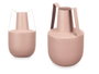 Giftdecor Jarron Acero Doble Asa Arena Pastel 14x24x14 cm (Set de 6)