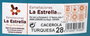 La Estrella Cacerola Esmaltada con Tapa de 28 cm, Color Turquesa, 10.49 kg, Ancho 30.5 cm, Alto 11.6 cm, Largo 38.4 cm (6 Unidades)